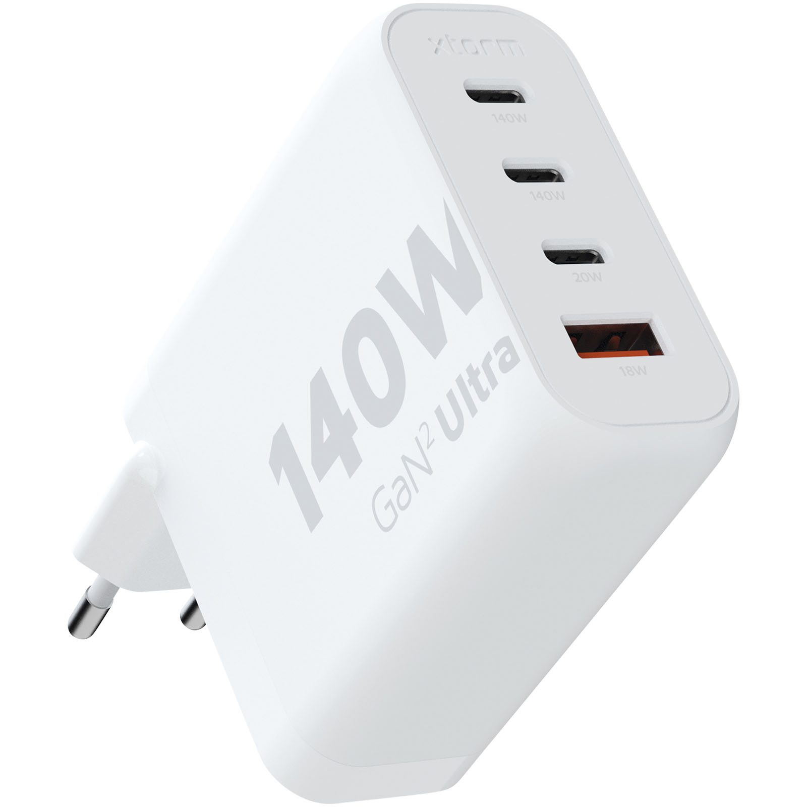 Ultra Xtorm XEC140 GaN² 140 W Wandladegerät - Weiß