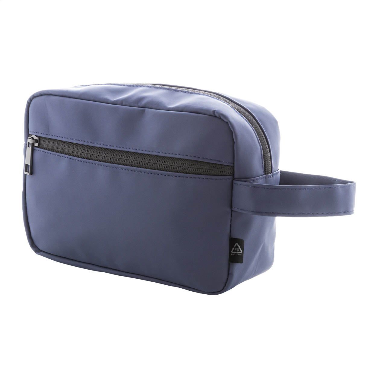 Recycelte PU Kosmetiktasche - Dargun bedrucken mit Logo