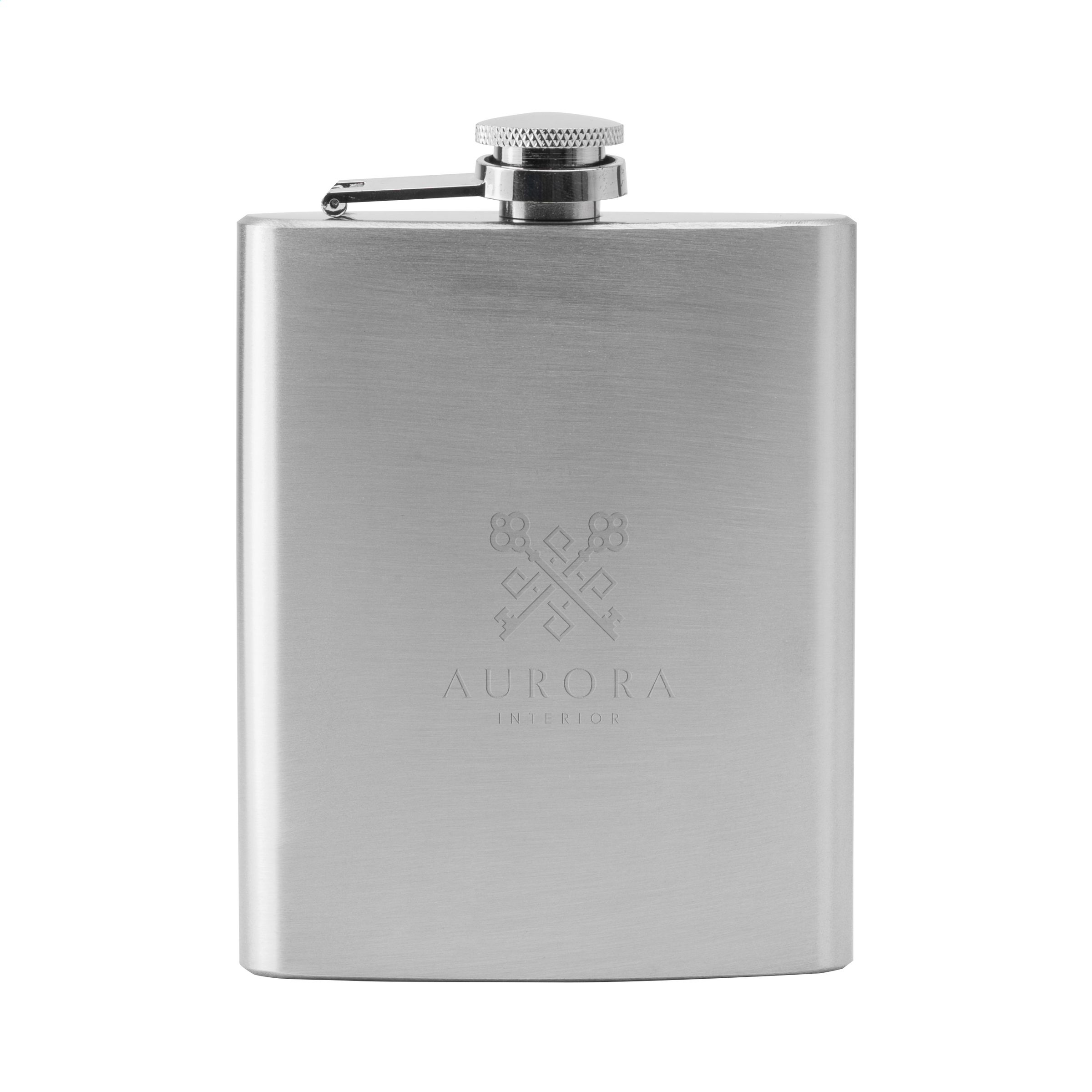Edelstahl-Taschenflasche 200 ml - Marbach am Neckar