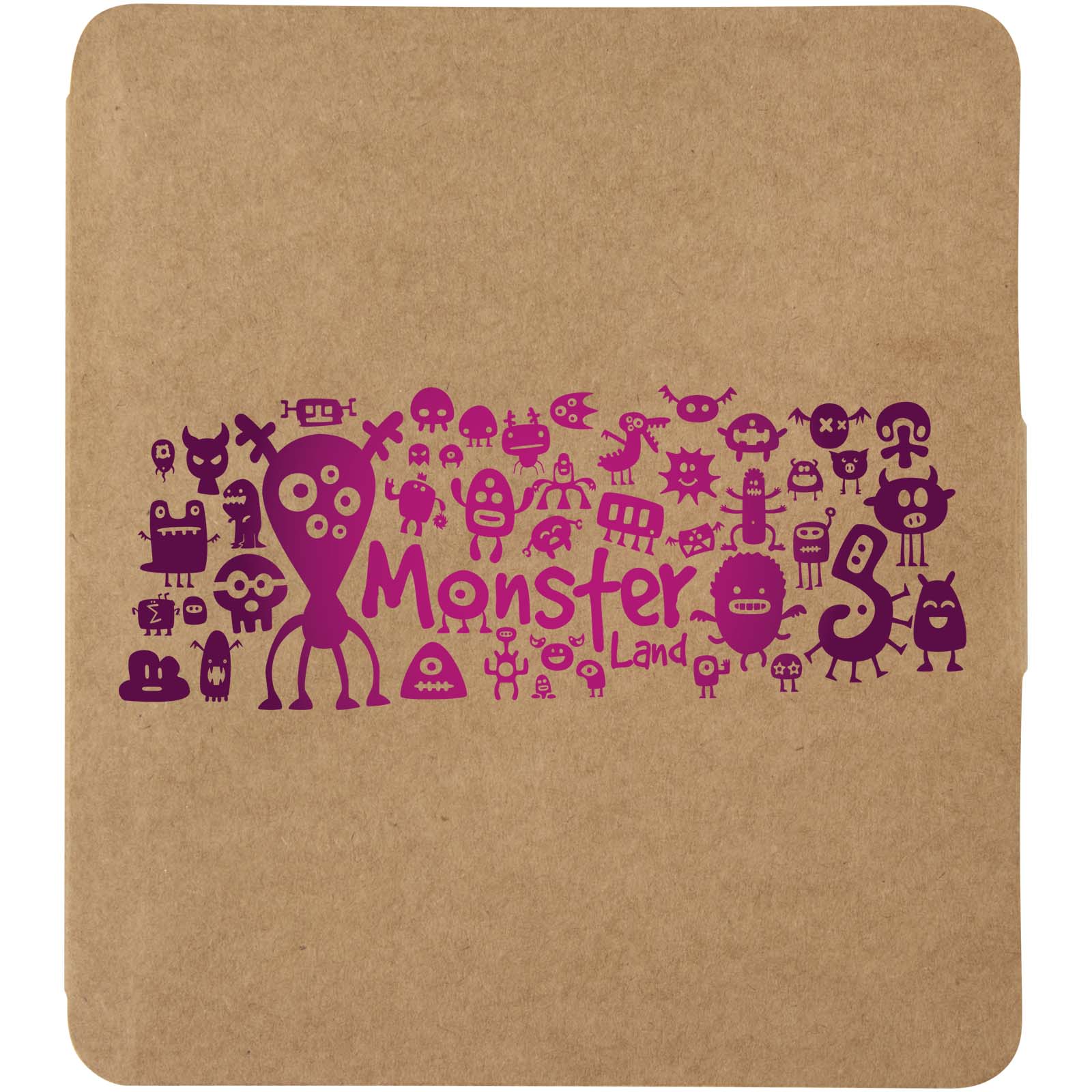 Chroma Malblock mit 12 Buntstiften als Set mit Ihrem Logo bedrucken mit Logo