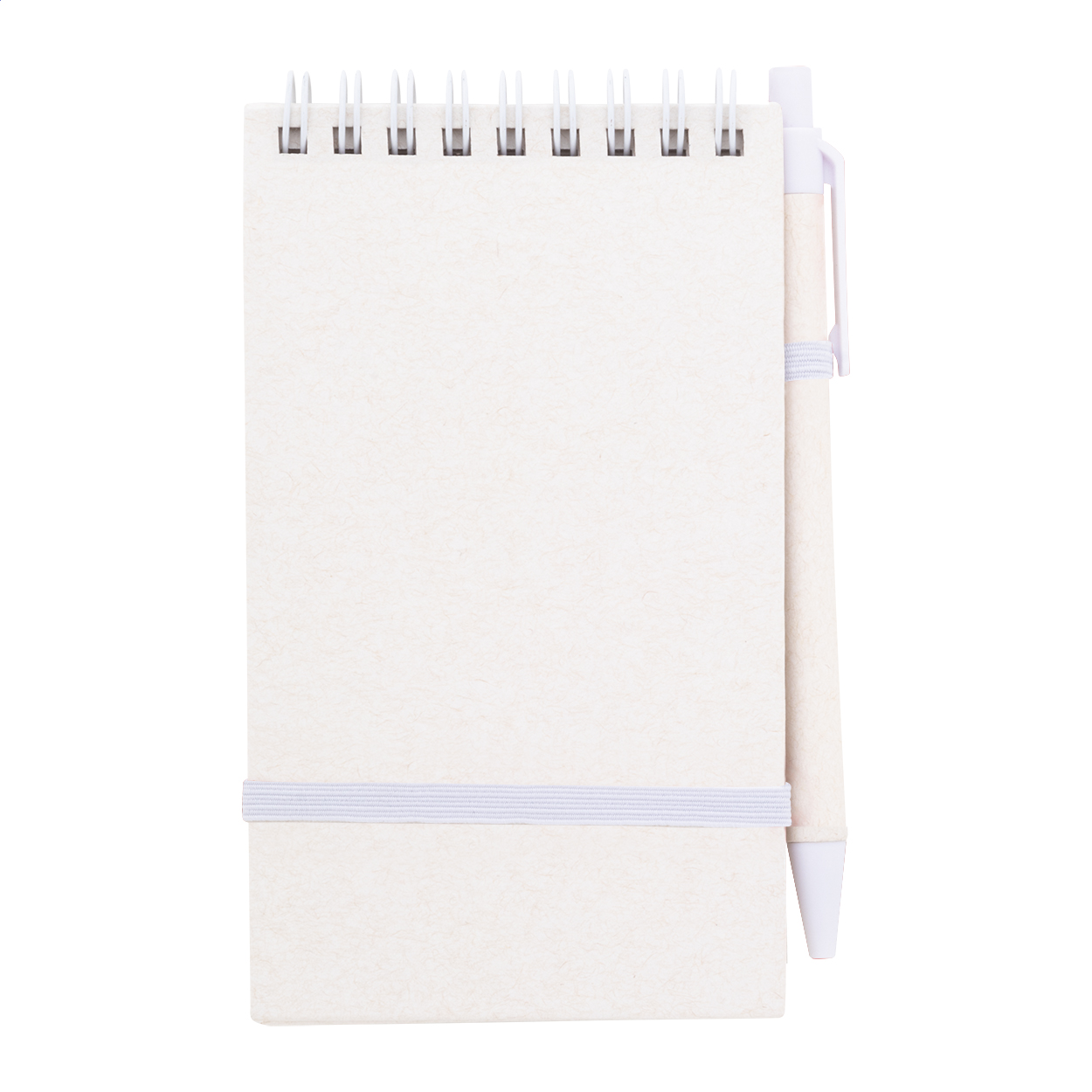 Relact Jot A6 Notizbuch aus recyceltem Milchkarton mit Kuli und Logo bedrucken mit Logo