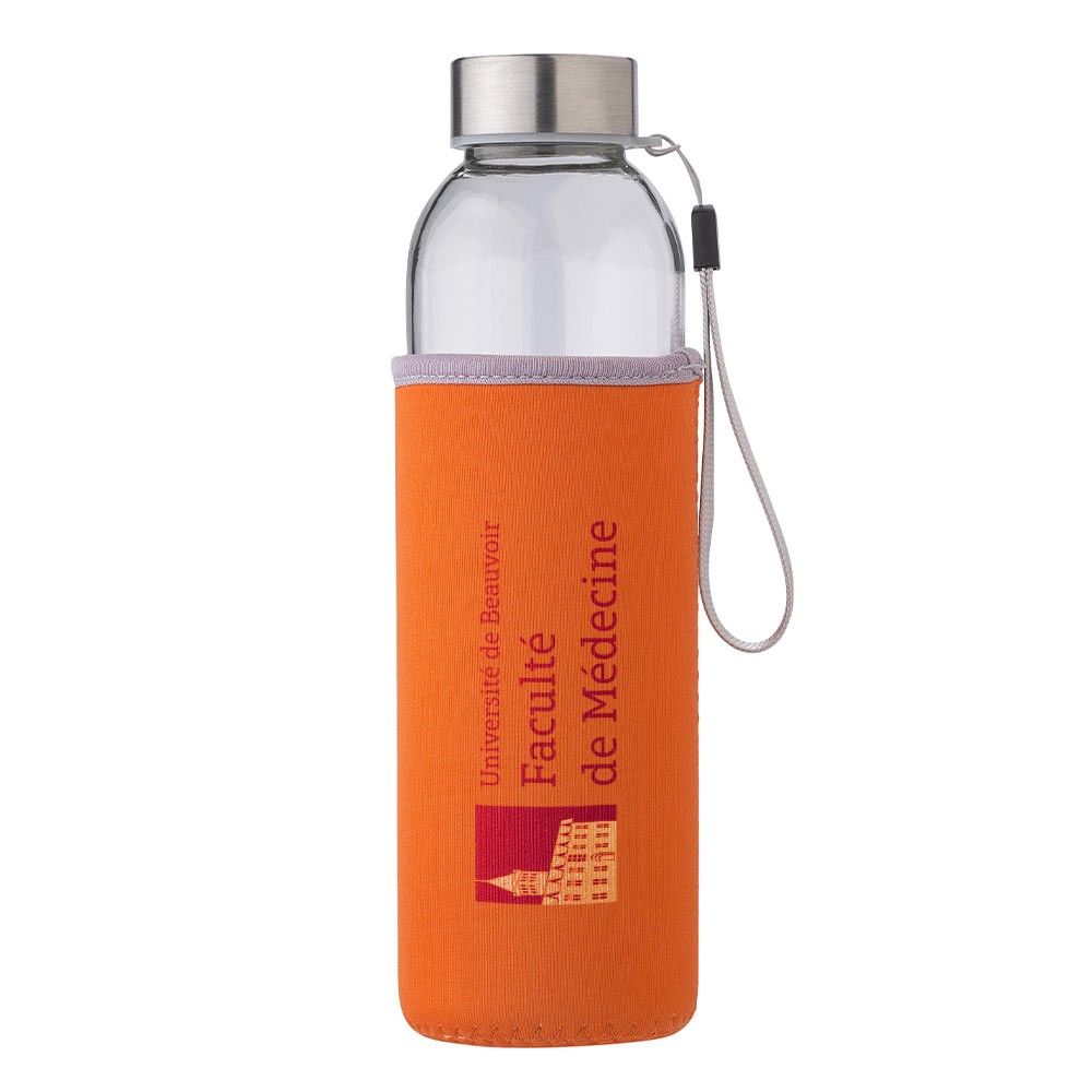 Glasflasche mit Neoprenhülle - Geretsried