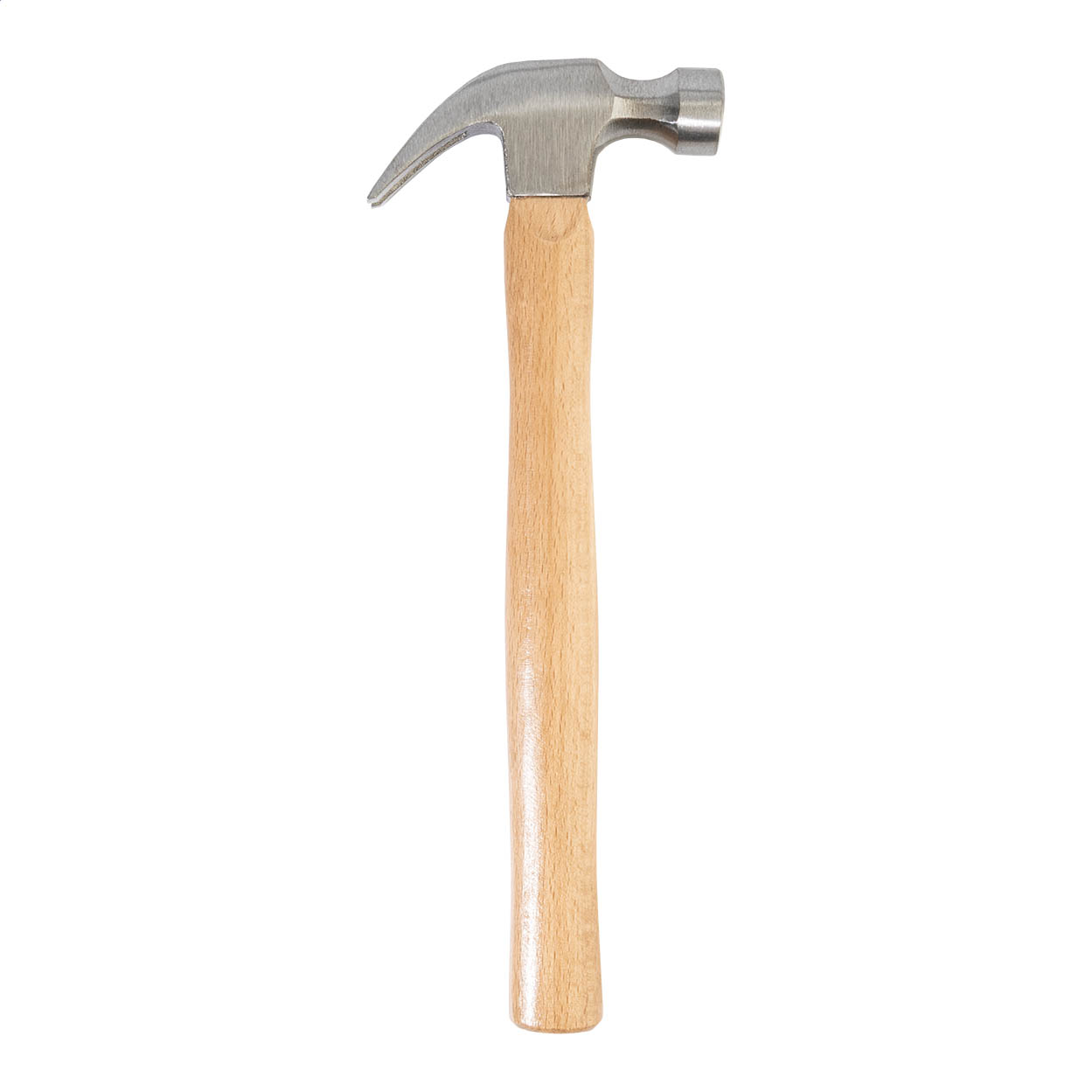 Strike Klauenhammer aus Carbonstahl mit Buchenholzstiel und Logo