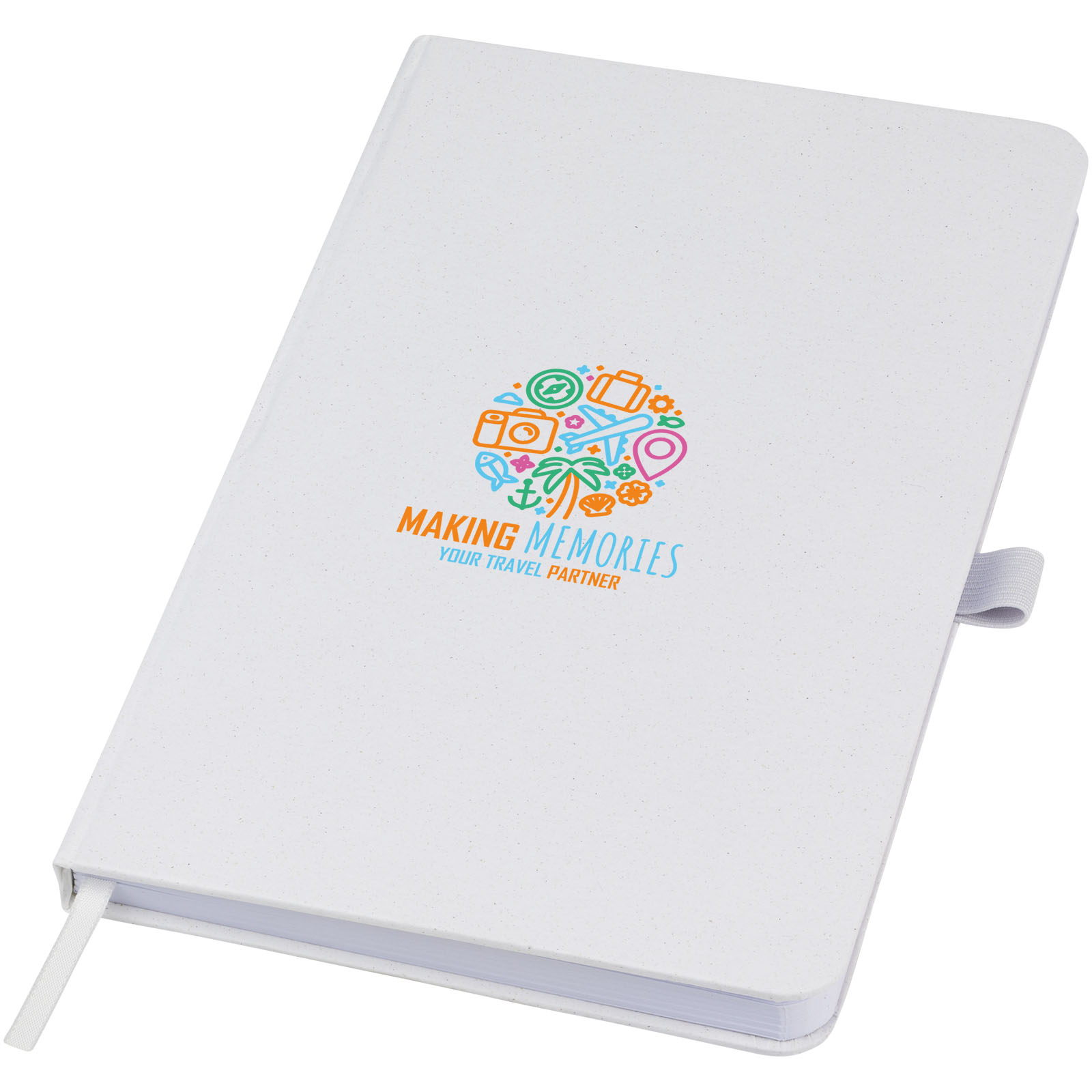 Umweltfreundliches Notizbuch mit harter Papiereinband - Senftenberg bedrucken mit Logo
