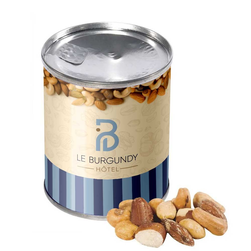 Dose Cashewnusse bedrucken mit Logo