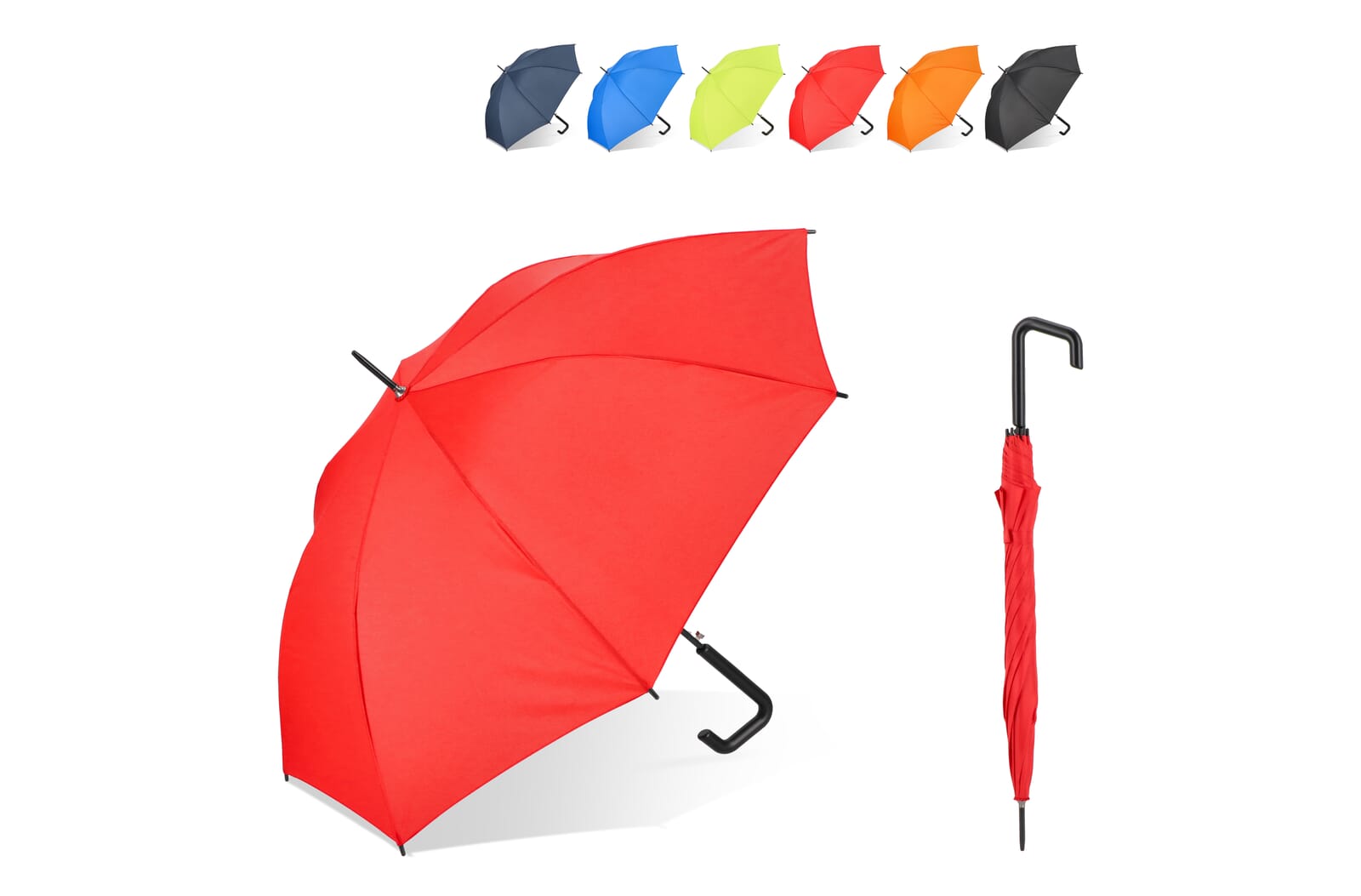 Ergonomischer Regenschirm mit Fiberglasrahmen - Bad Arolsen