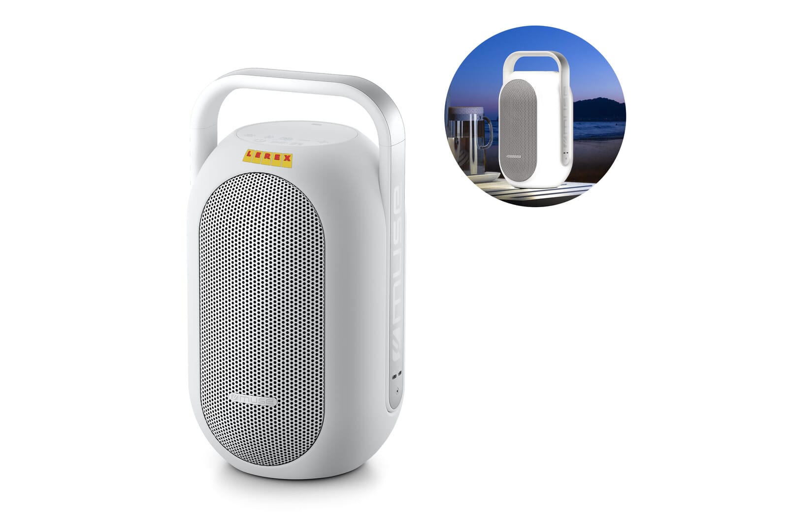 Muse Ambient Light Bluetooth Lautsprecher für drinnen/draußen - Ruhland