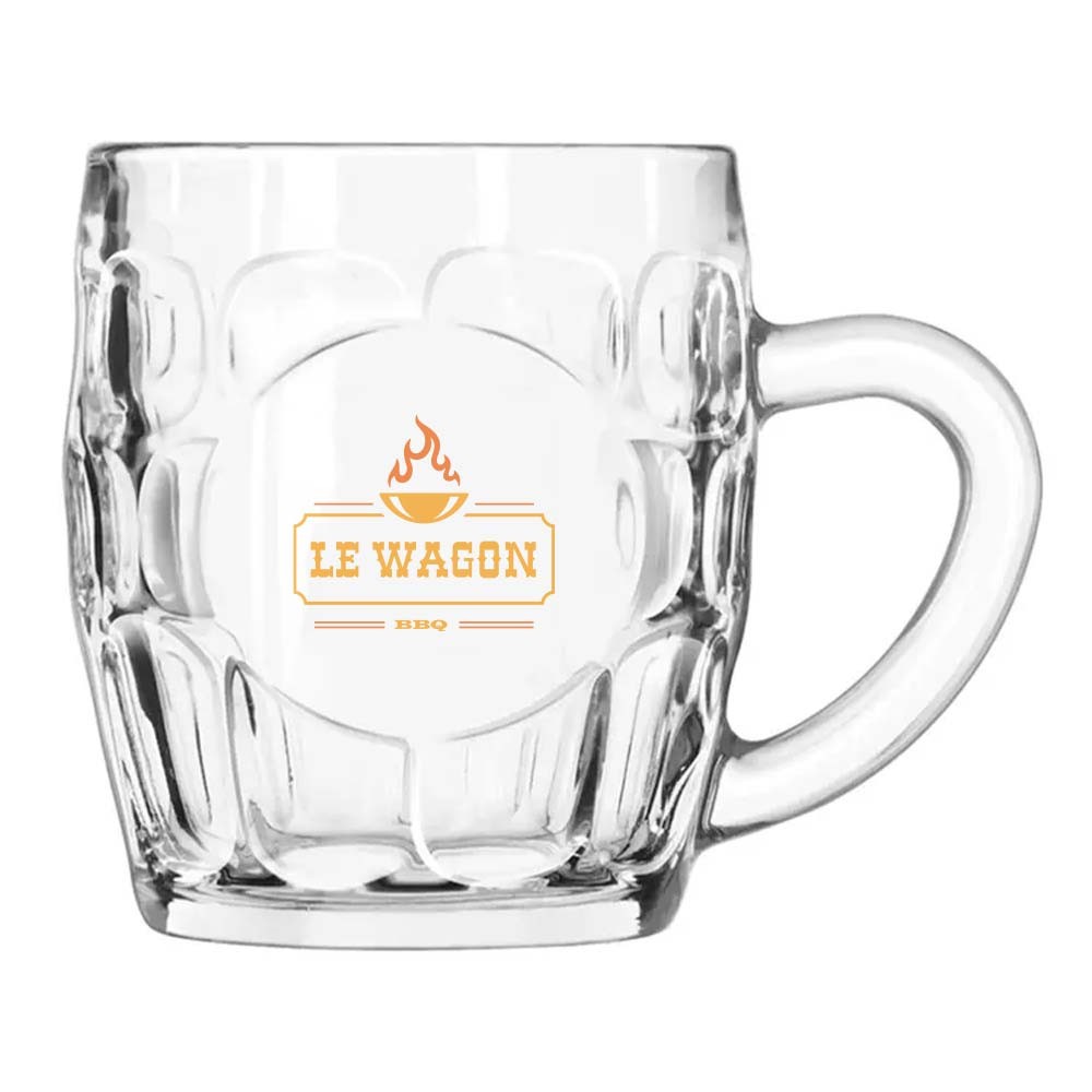 Bierkrug Oktober 550ml bedrucken mit Logo
