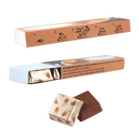 3-teiliges Heiße-Schokolade-Set in bedruckter Box - Schmölln