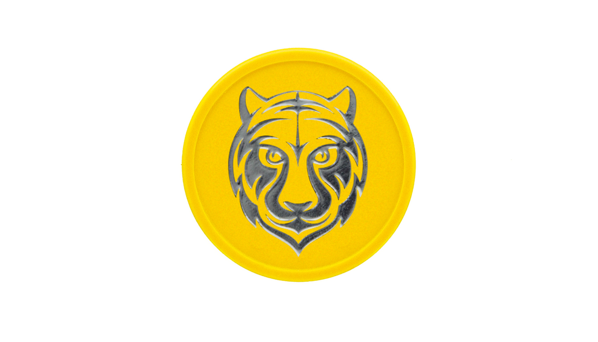 Plastikmünzen mit Folienprägung - Lübben