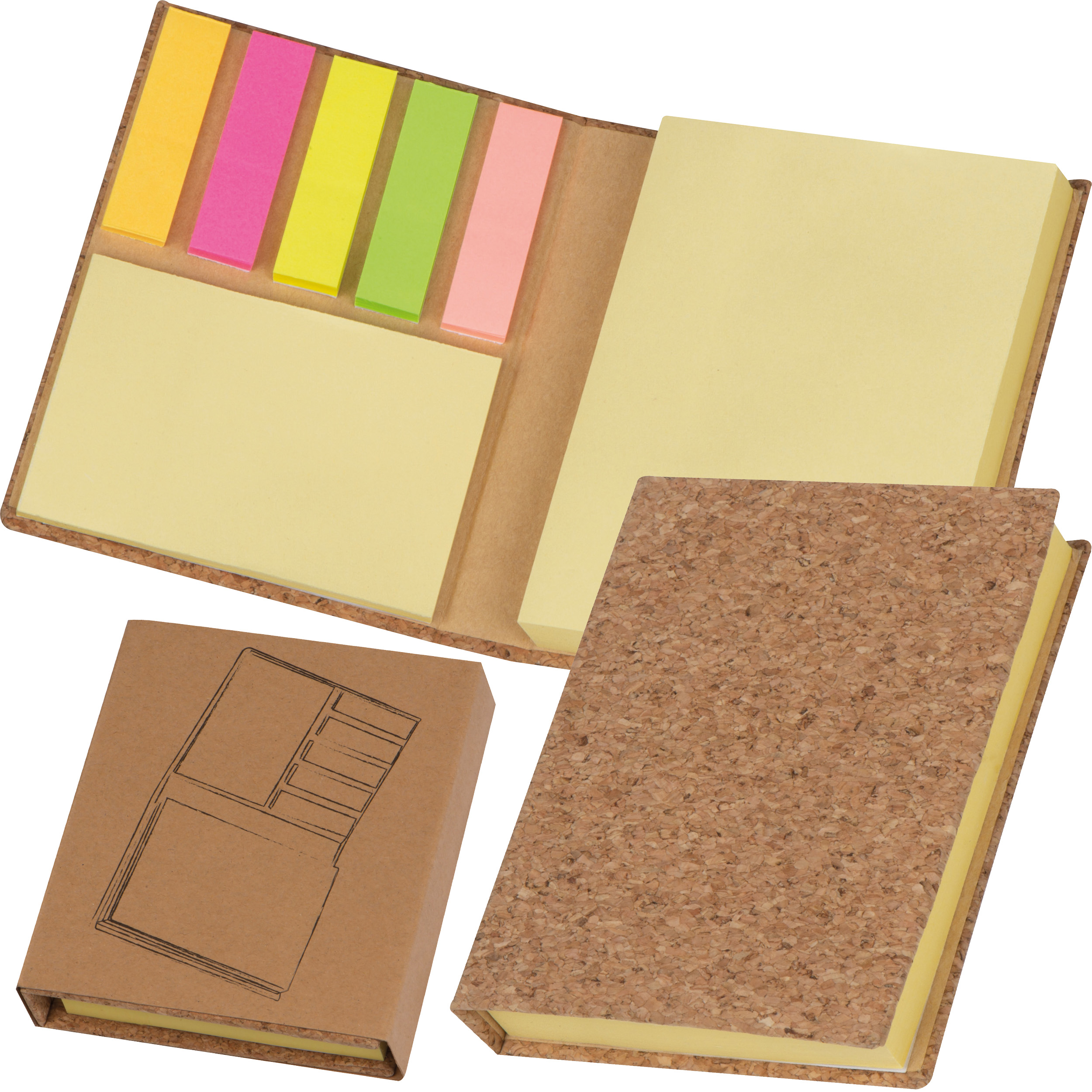 Korkbezug Notizbuch -
