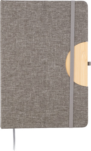 Nachhaltiges Notizbuch A5 mit Bambusdetail - Burgwedel