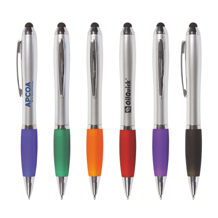 SARK TOUCH Kunststoff Kugelschreiber Peekay mit Metallclip - Braunfels