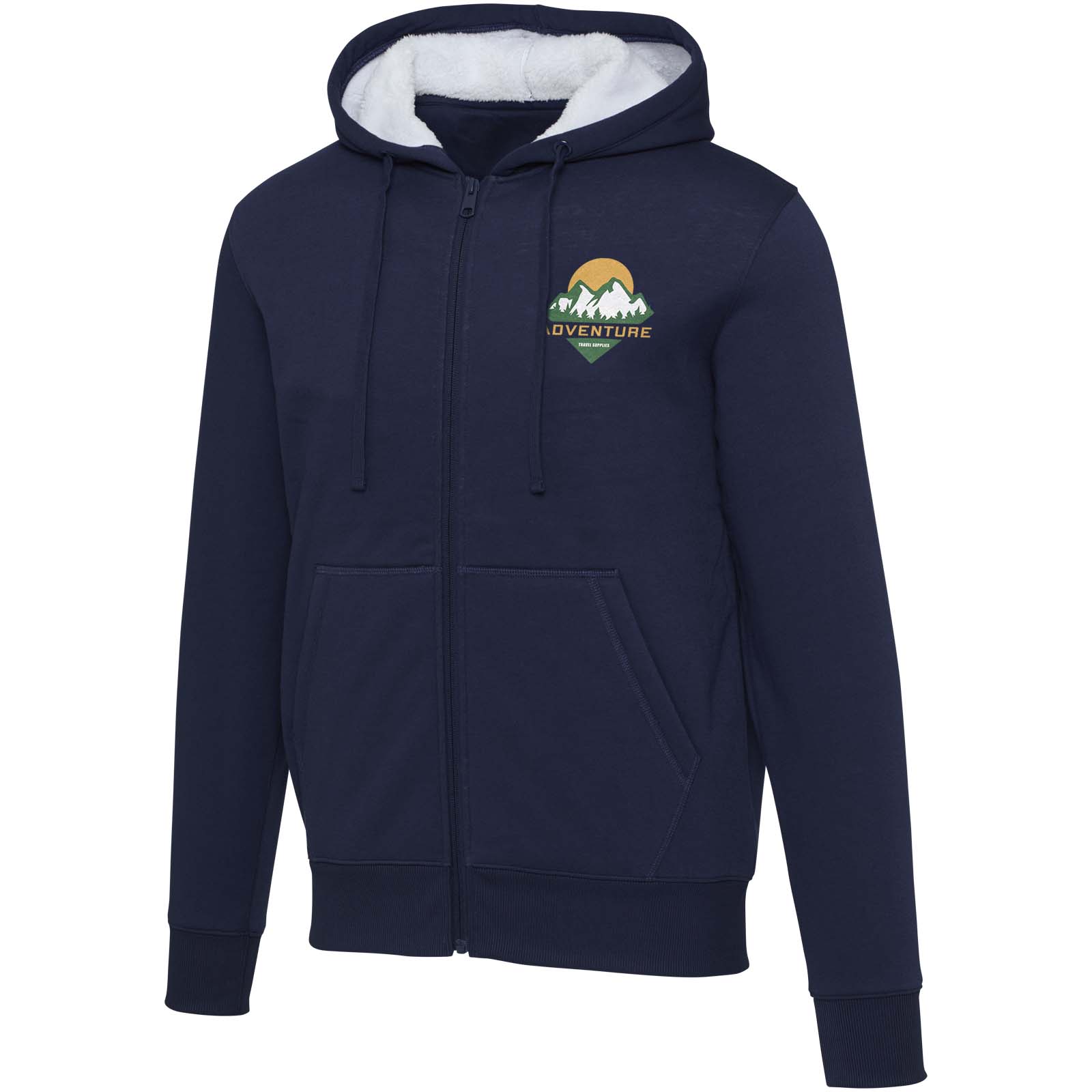 Sherpa-Vollreißverschluss-Hoodie - Schwarzenbach am Wald