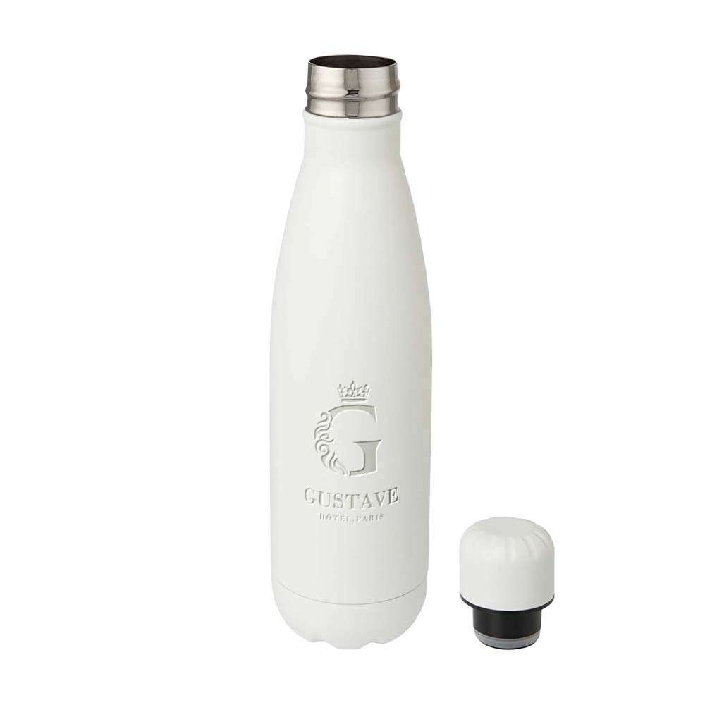 Bucht 500 ml vakuumisolierte Edelstahlflasche - Stockach  bedrucken mit Logo