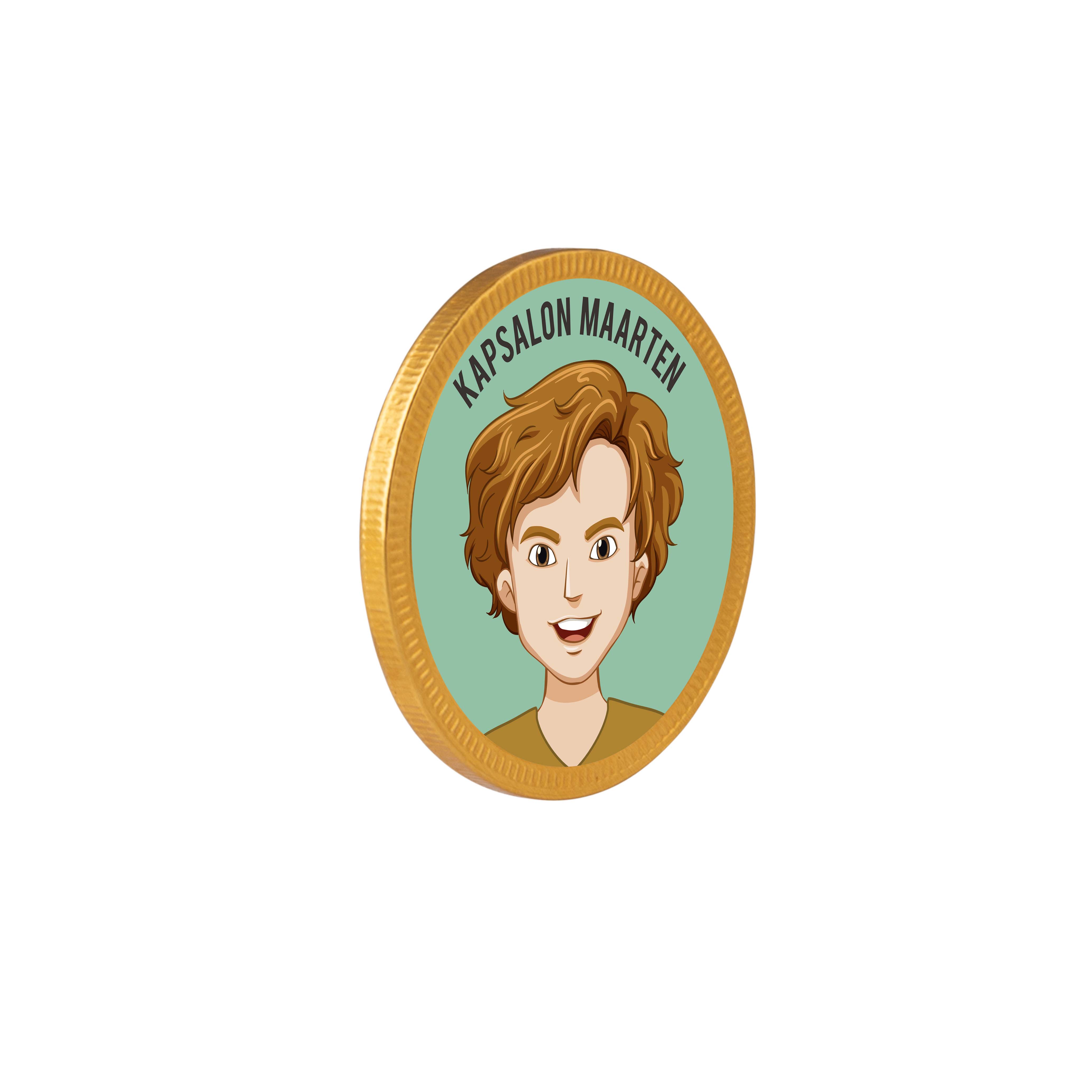 Goldene Schokoladenmünze - Bad Blankenburg