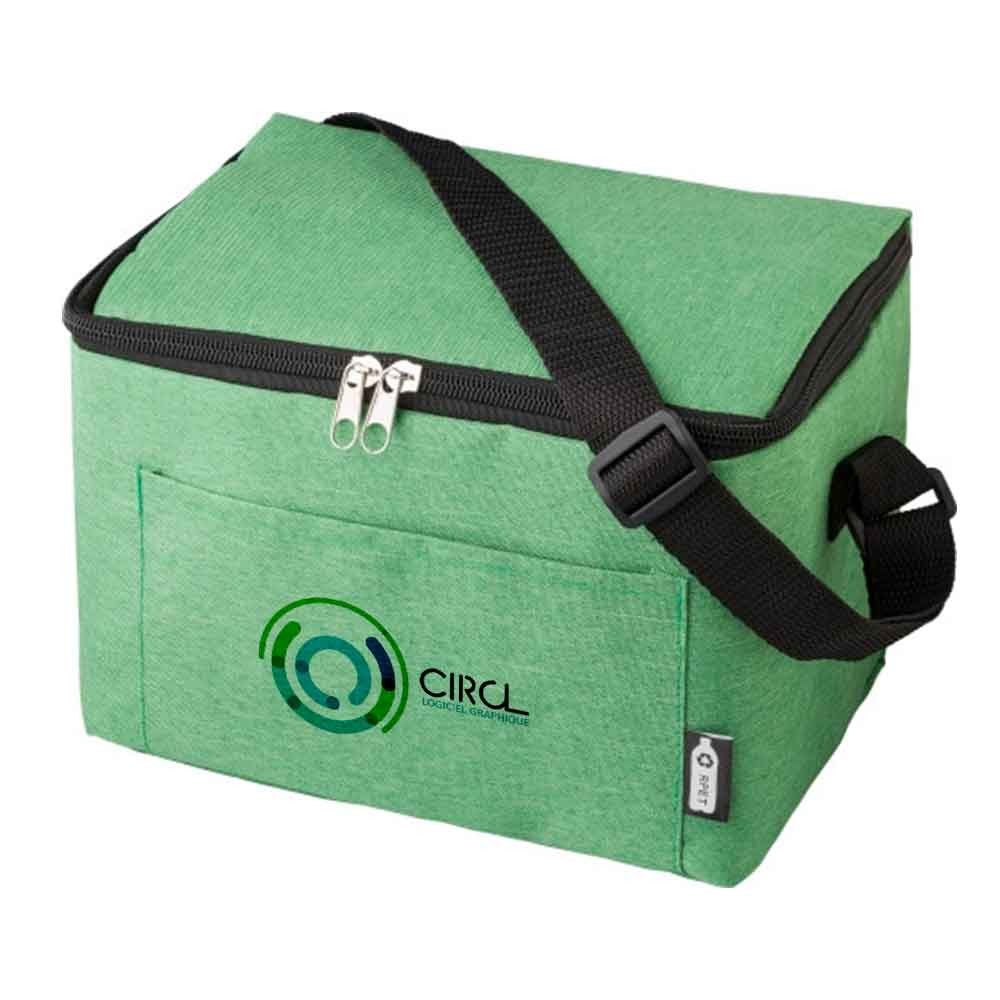 Kühltasche aus Polyester (600D) und RPET Isabella bedrucken mit Logo