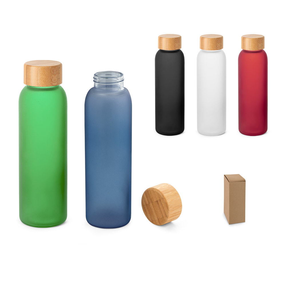 LILLARD GLAS. 520 ml mattierte Glasflasche