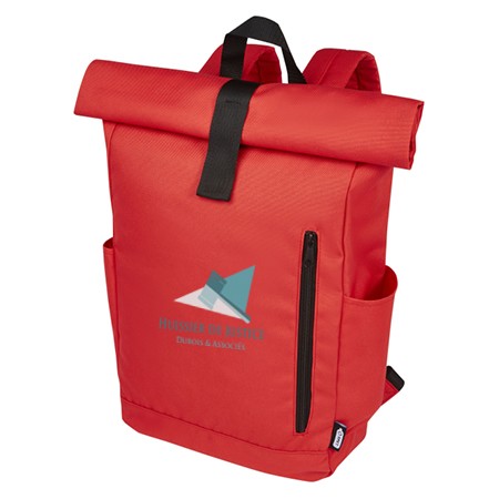 Byron 15,6" GRS RPET Roll-Top Rucksack 18 L