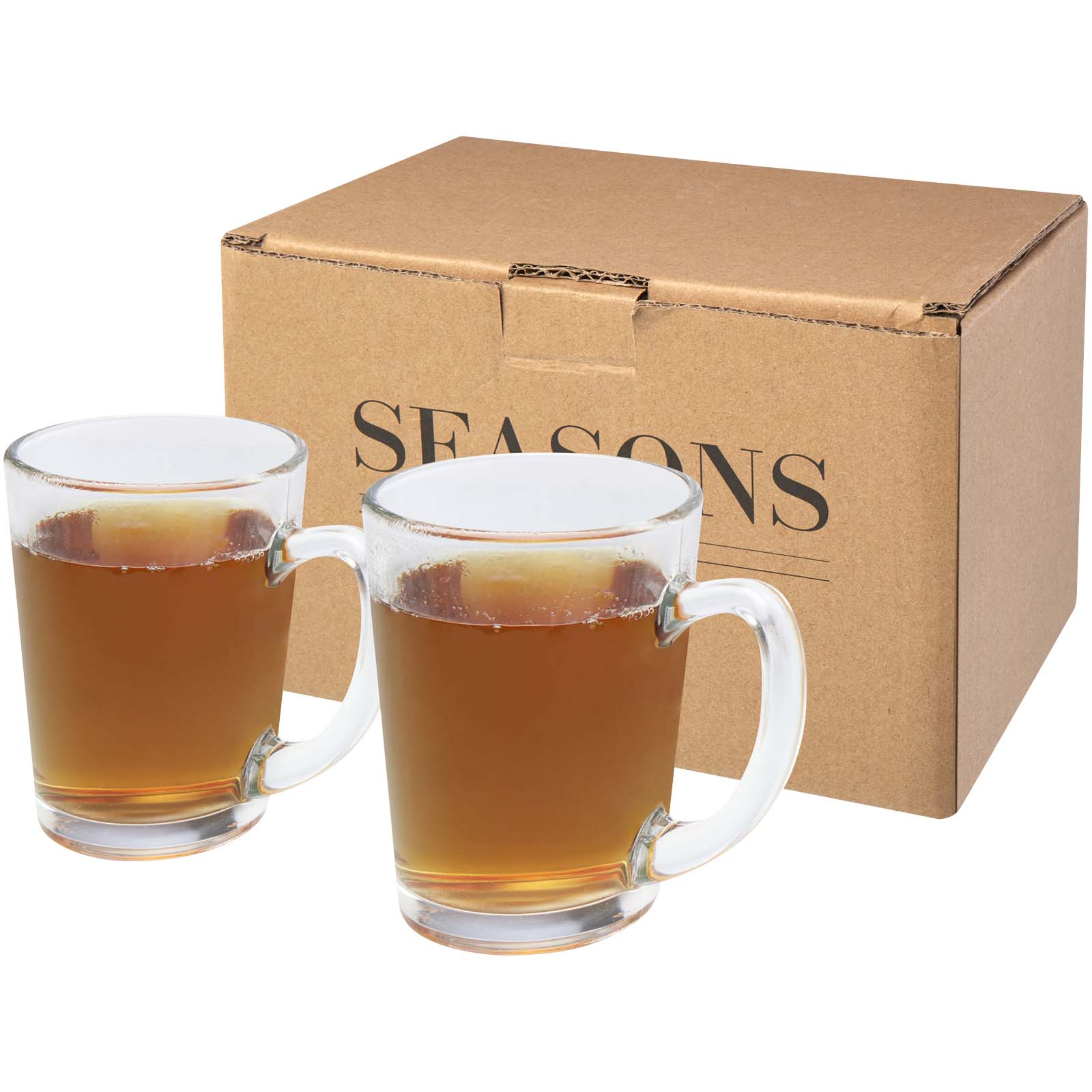 Elegante Teeglas-Set Duo - Magdala bedrukken met logo