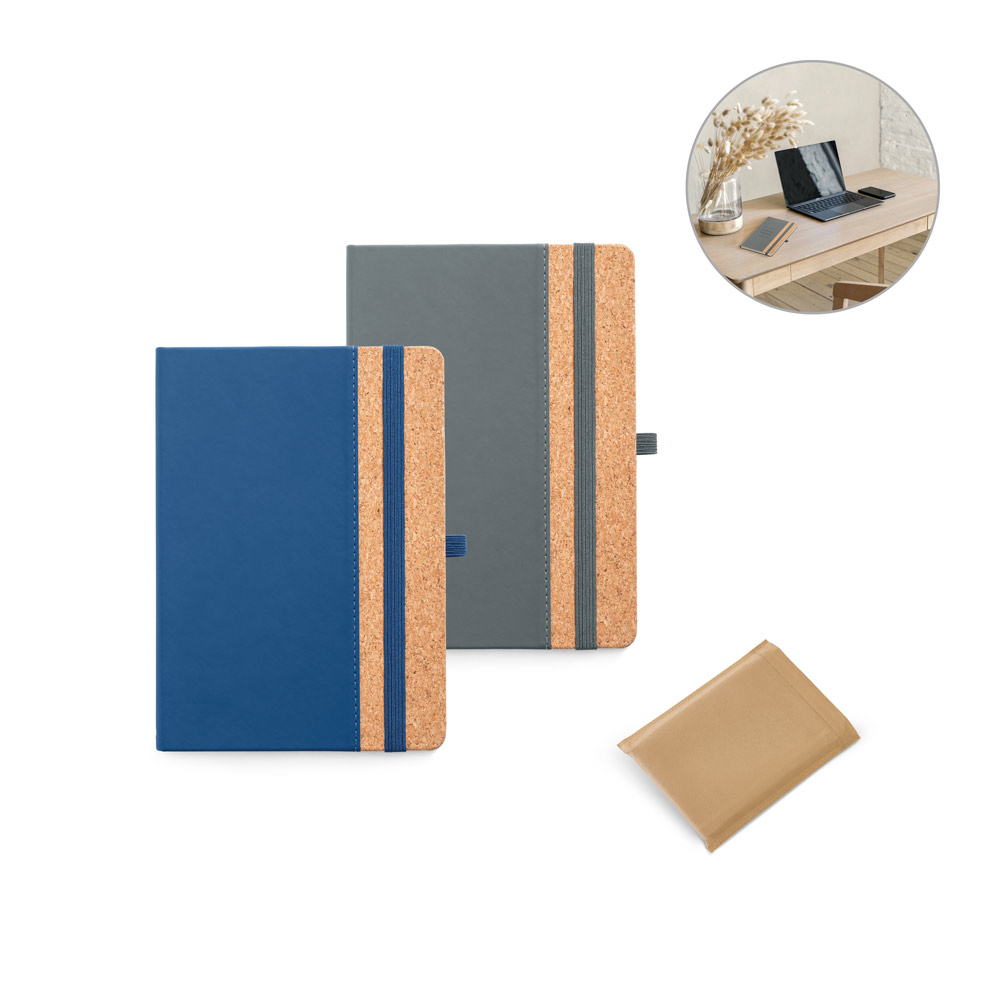 Kork und PU Hardcover Notizblock - Aach