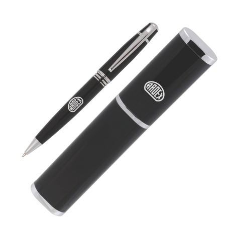 Stilvolle Metallbox mit Stift - Frankfurt