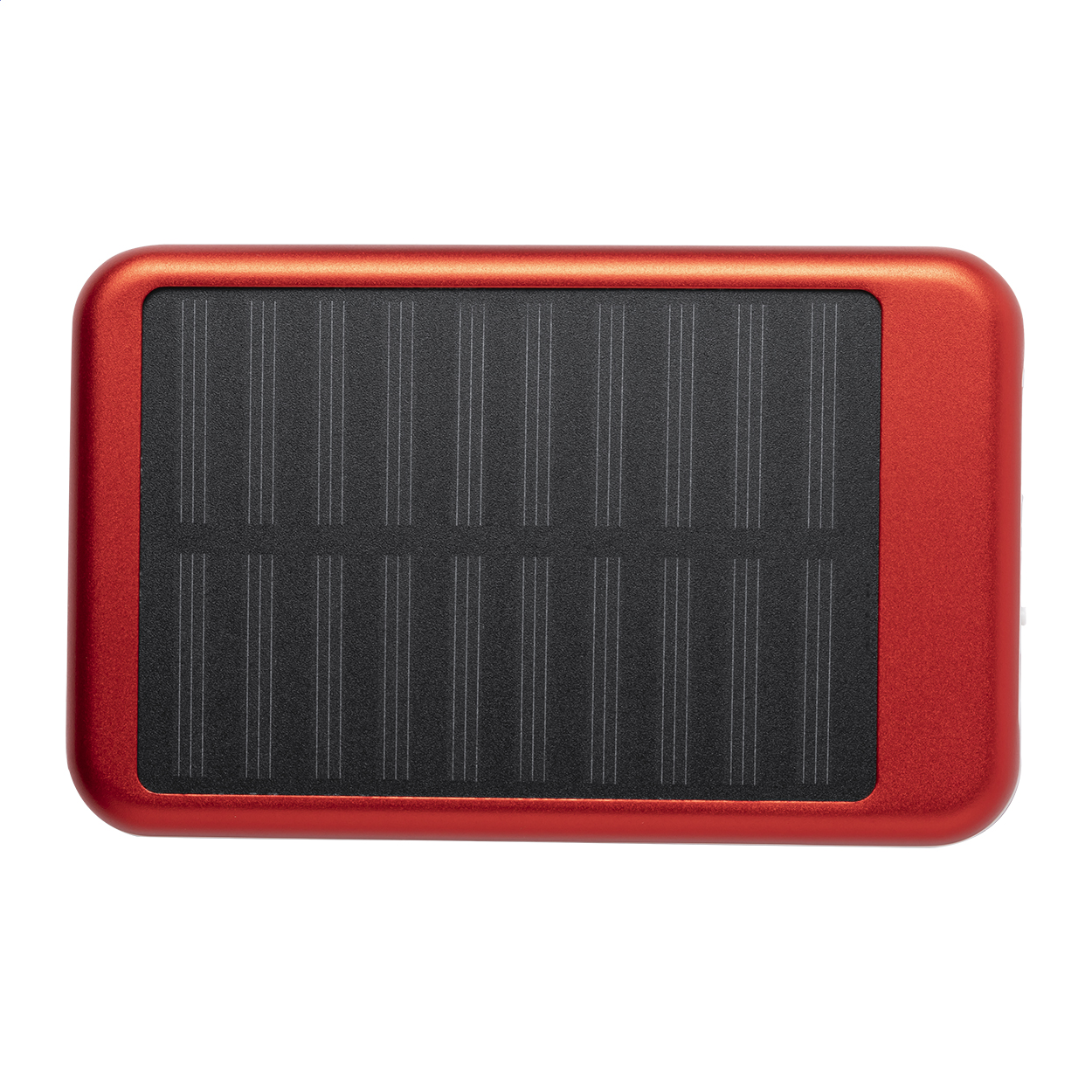 SunFour Powerbank aus Aluminium mit Solarlader, 4000 mAh und Ihrem Logo bedrucken mit Logo