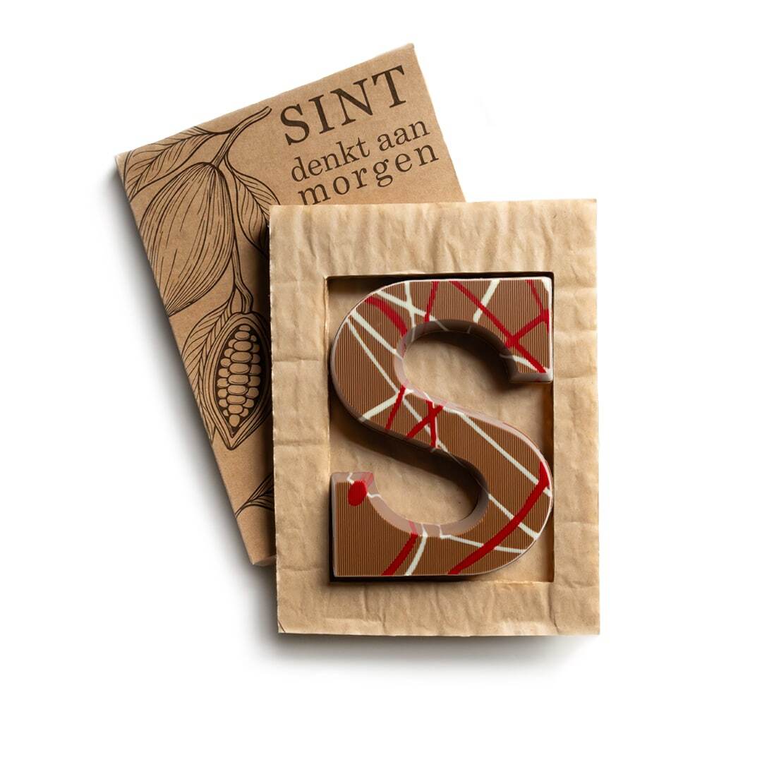 Baklava-Schokoladenbuchstabe S (135g) - Sondershausen bedrucken mit Logo