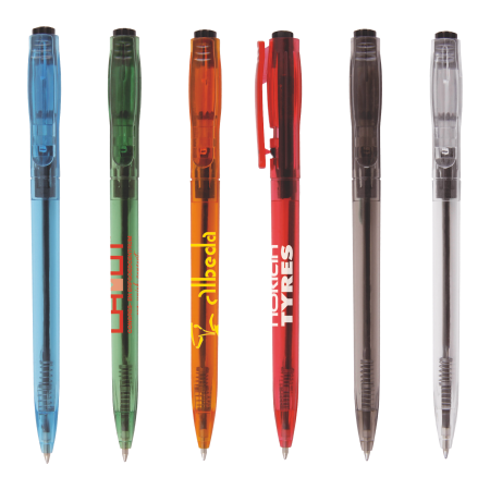 SAL Transparenter Kunststoff-Kugelschreiber Peekay - Hauzenberg