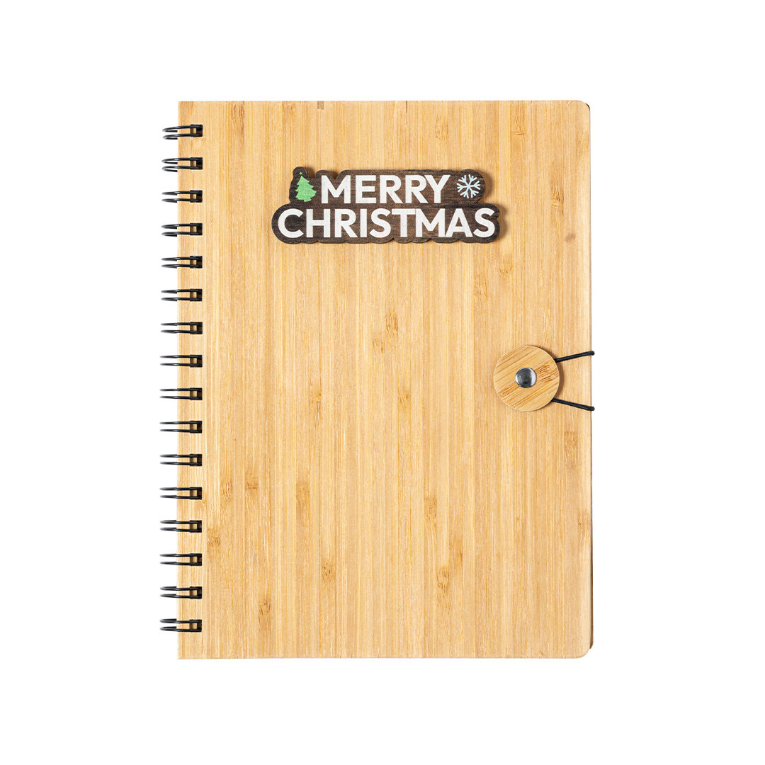Personalisiertes Notizbuch "Merry Christmas" - Paulina