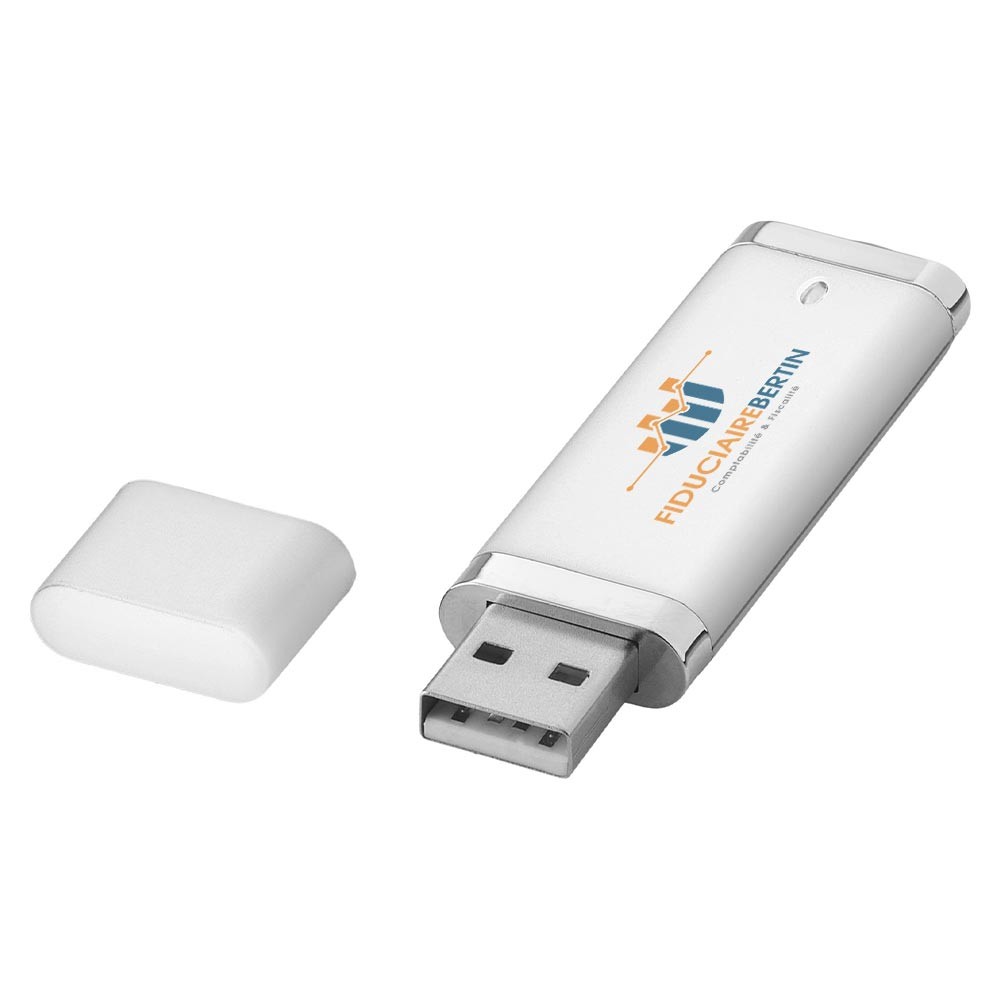 Platzsparender 4GB USB-Stick mit Geschenkbox - Königs Wusterhausen bedrucken mit Logo