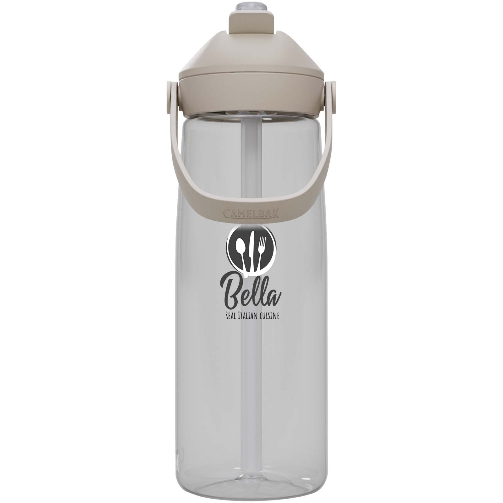 Aufleben Flip 750 ml Tritan Erneuerungs-Wasserflasche mit Strohhalm - Bad Salzuflen