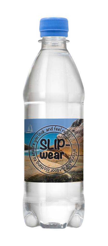 Personalisierte Mineralwasserflasche mit Schraubverschluss, 500ml