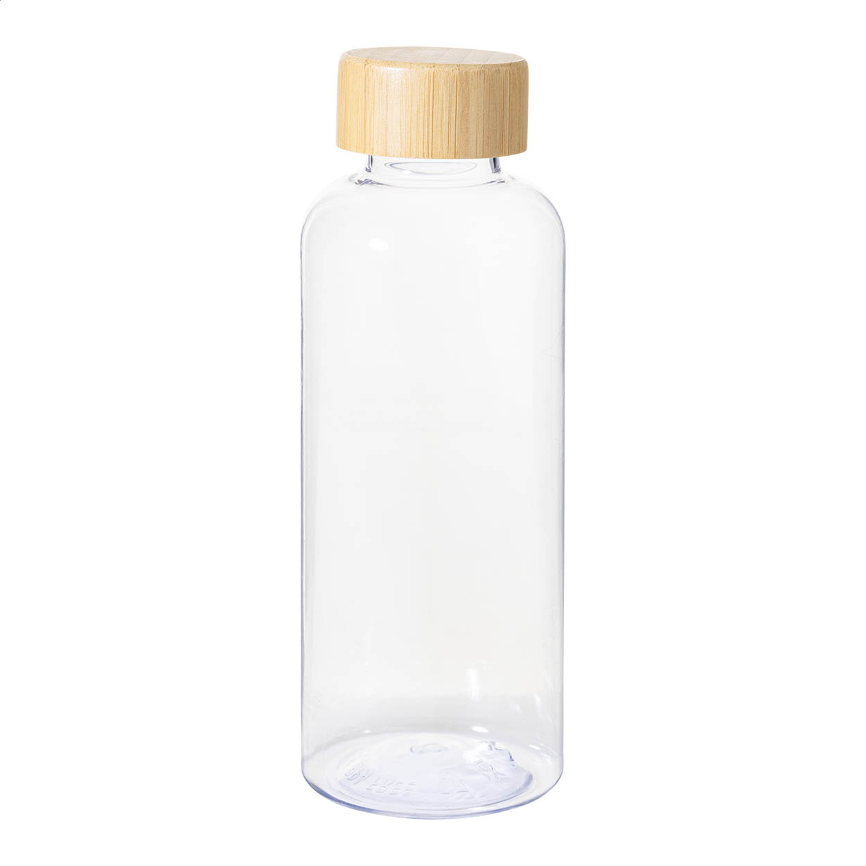Famboo Trinkflasche aus RPET mit Bambusdeckel, 600 ml, mit Ihrem Logo