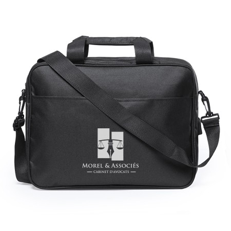 Widerstandsfähige Dokumententasche aus Polyester mit USB-Anschluss und Kopfhörerausgang - Sinzig