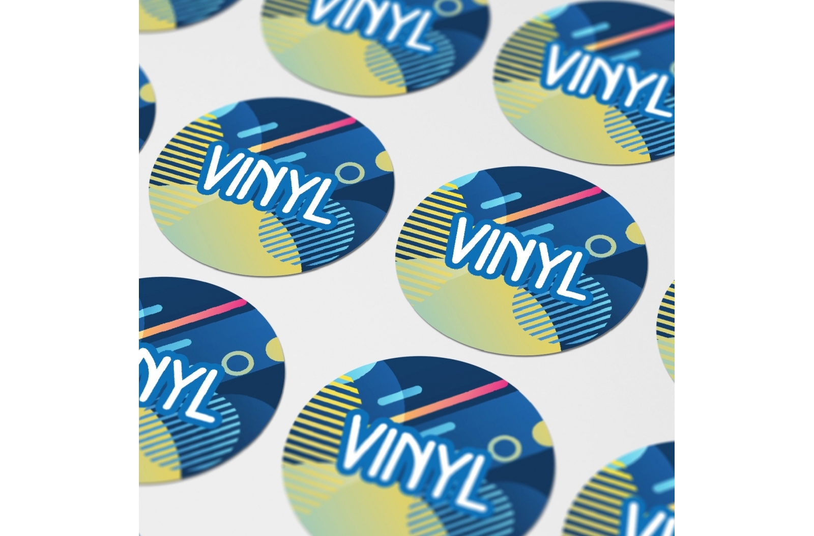 Rundaufkleber Vinyl Ø 50 mm - Hohenmölsen