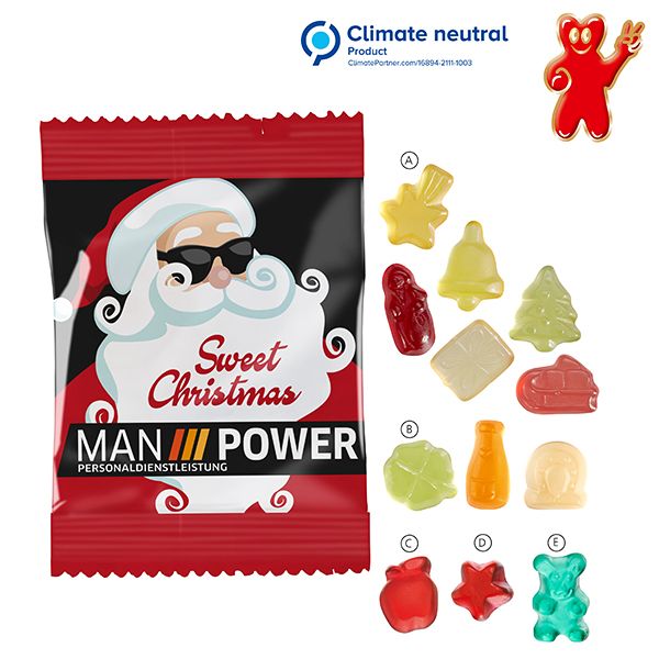 Fruchtgummi Weihnachtspackung - Anklam, Hansestadt