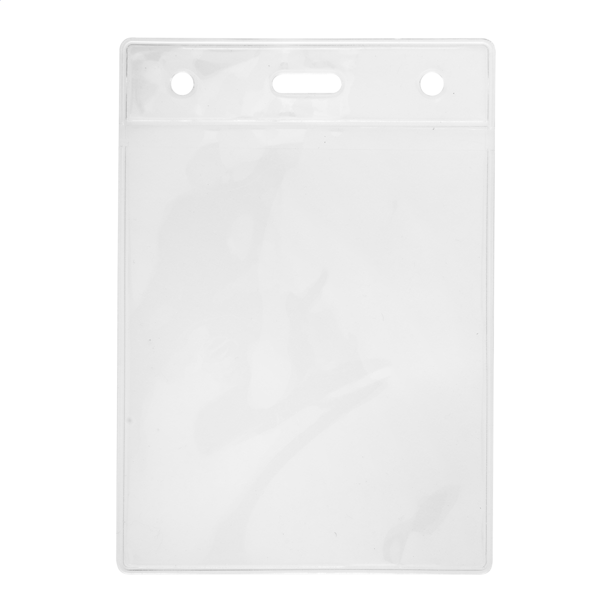 Hissol transparente Ausweishülle aus Kunststoff für Lanyards mit Logo