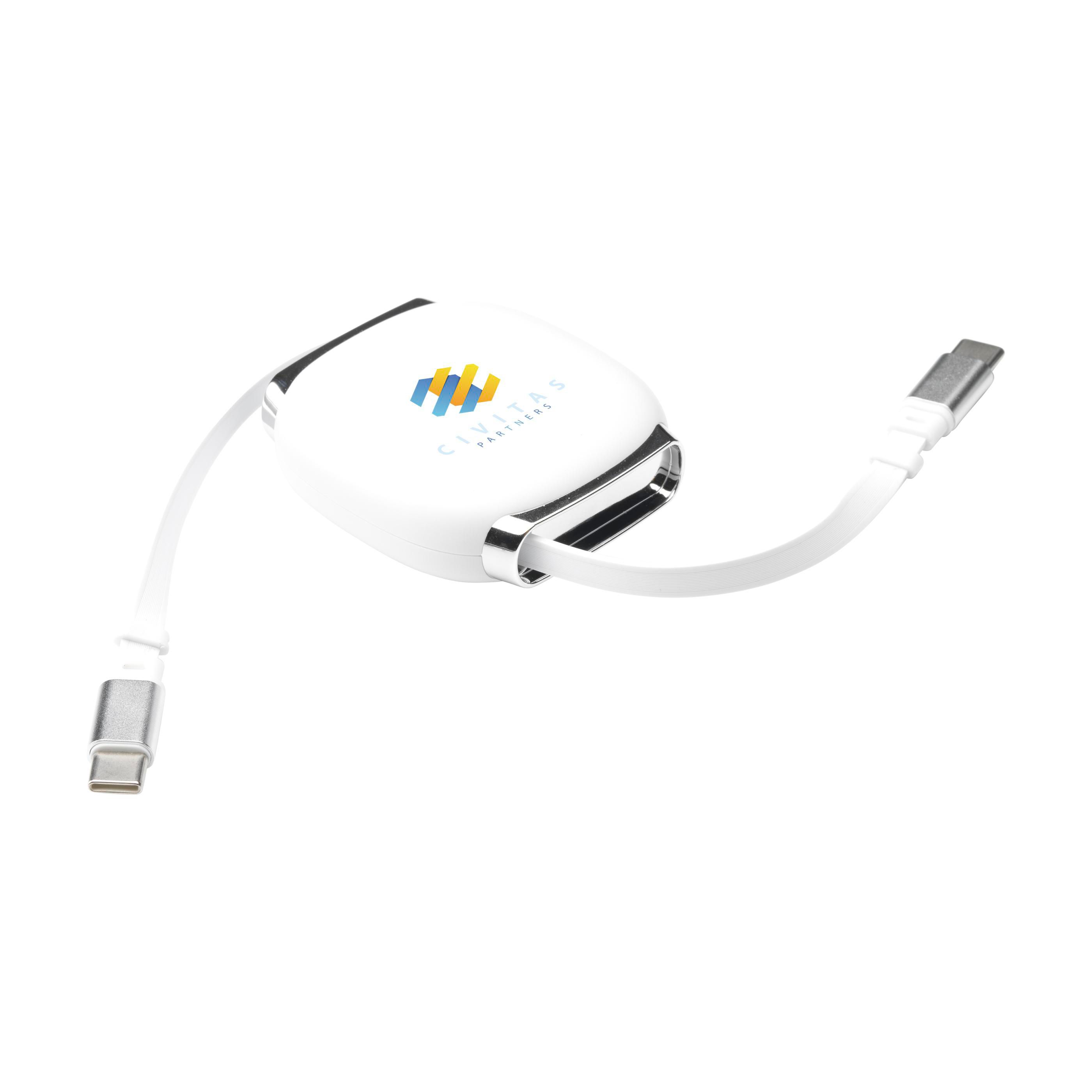 ZiehenLaden Rückziehbares Ladekabel - Berga/Elster bedrucken mit Logo
