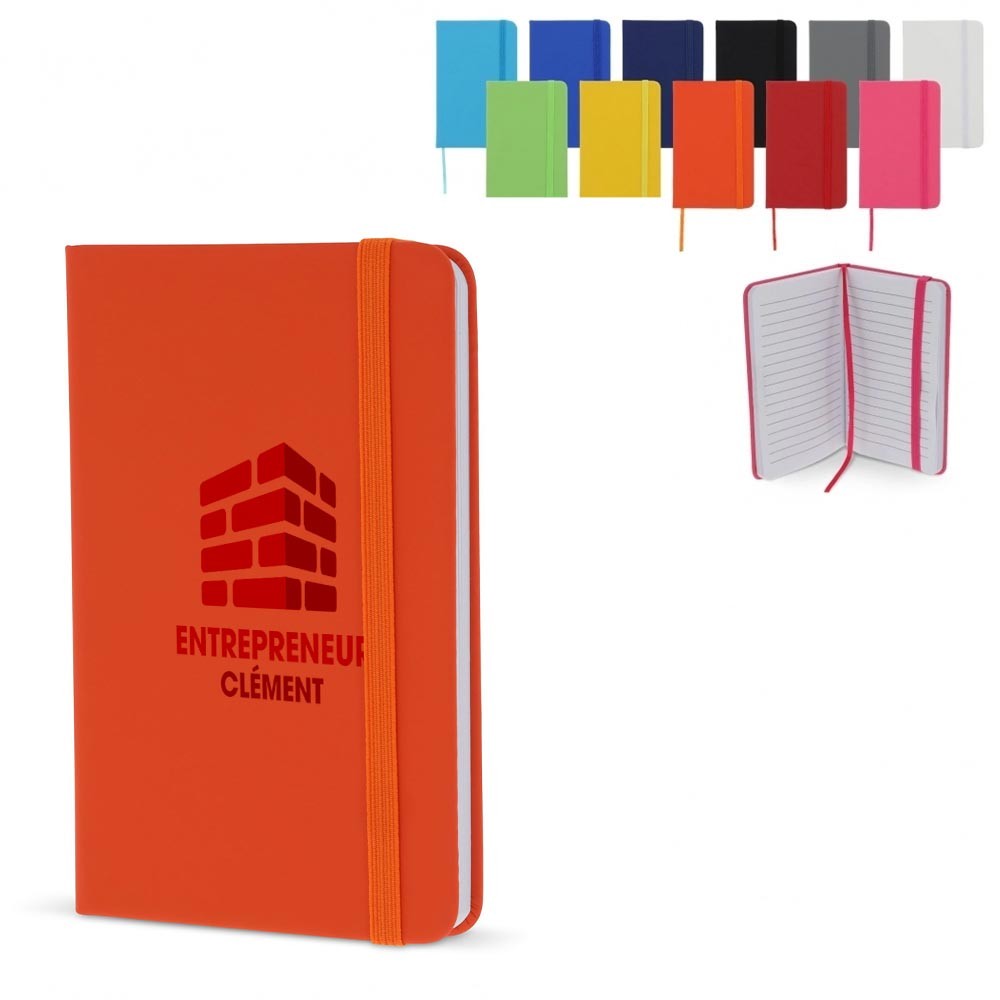 Klassisches  A6 PU-Notizbuch mit elastischem Riemen - Jessen