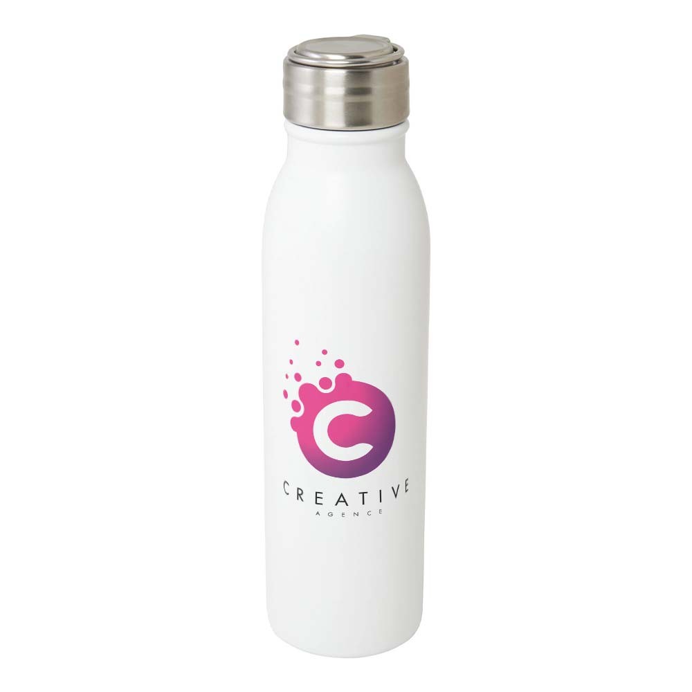 Harper 700 ml RCS-zertifizierte Edelstahl-Wasserflasche mit Metallschlaufe - Barmstedt 