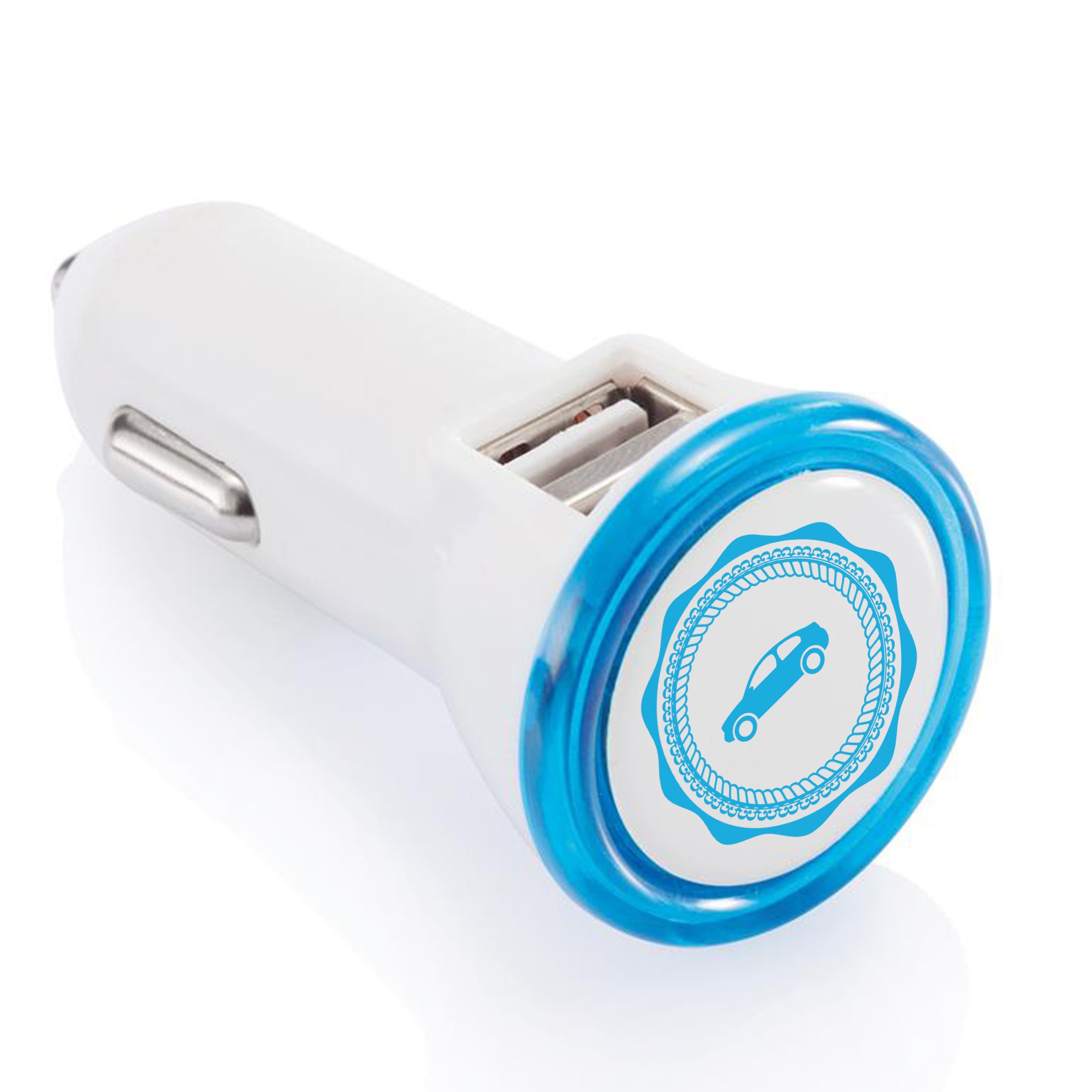 Tragbarer Doppel-USB-Anschluss mit integrierter LED-Leuchte - Hayingen
