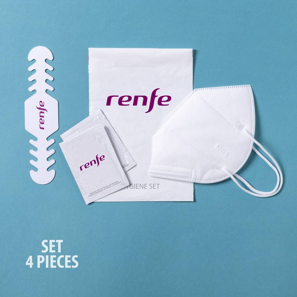 Set zum Schutz vor Coronaviren bedrucken - Schneeglöckchen