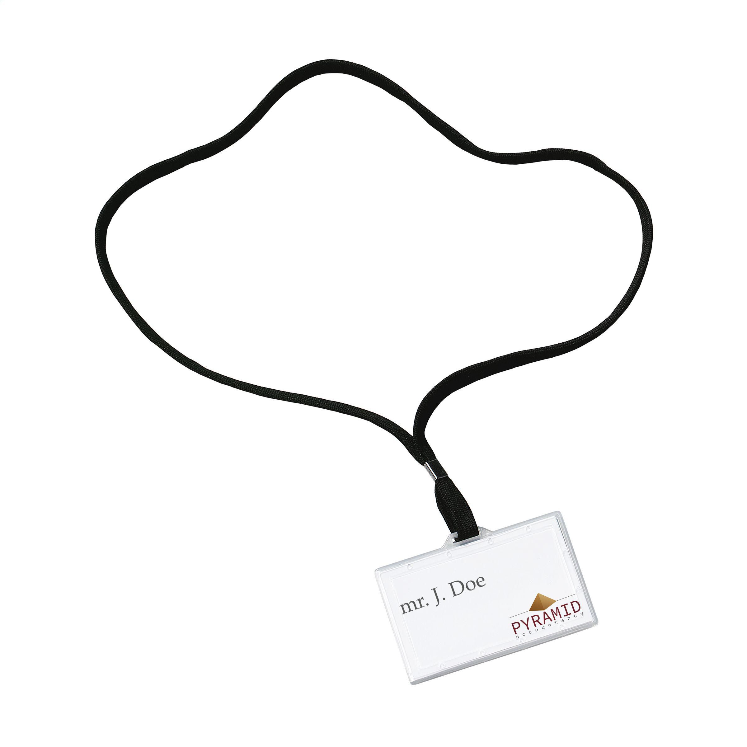 Klarer Namenskartenhalter mit Lanyard - Welzow
