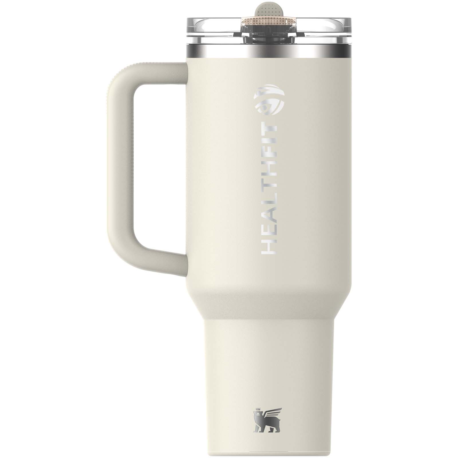 Stanley Quencher® ProTour 1180 ml Thermobecher mit Logo, Flip-Strohhalm, recycelter Edelstahl