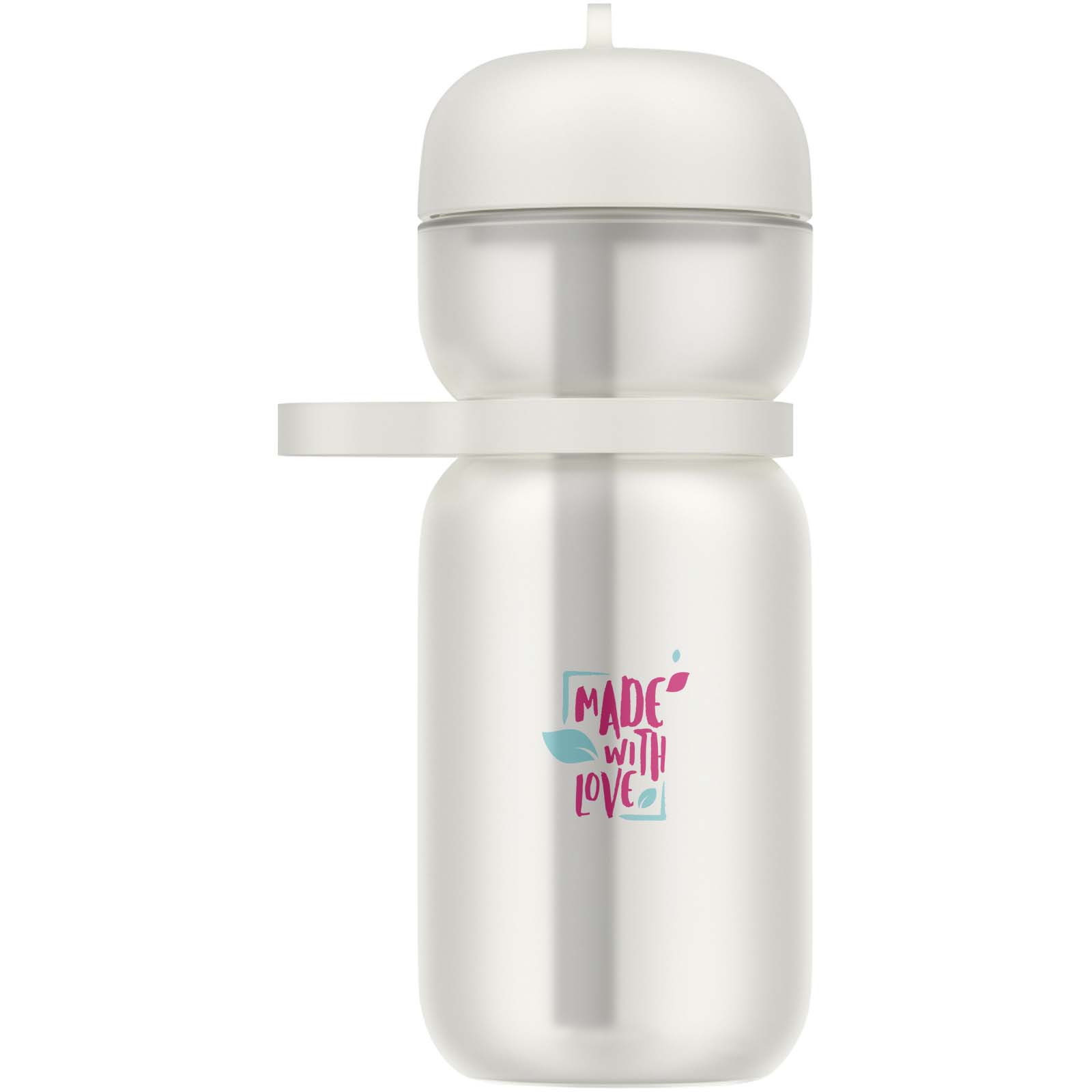 Wasserflasche FlipStroh 600 ml - Hirschau