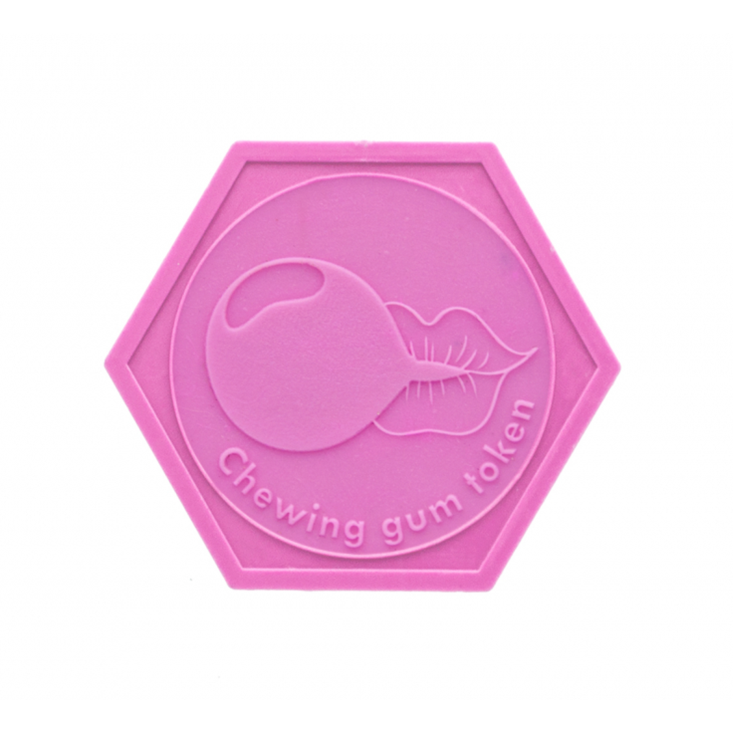 Geprägte Kaugummi-Token Hexagon - Weikersheim