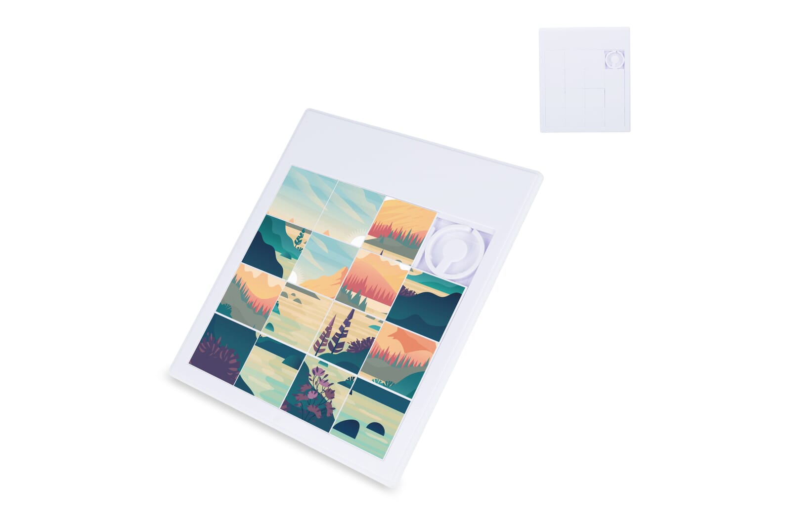 Großes, umweltfreundliches Schiebepuzzle - Bad Friedrichshall