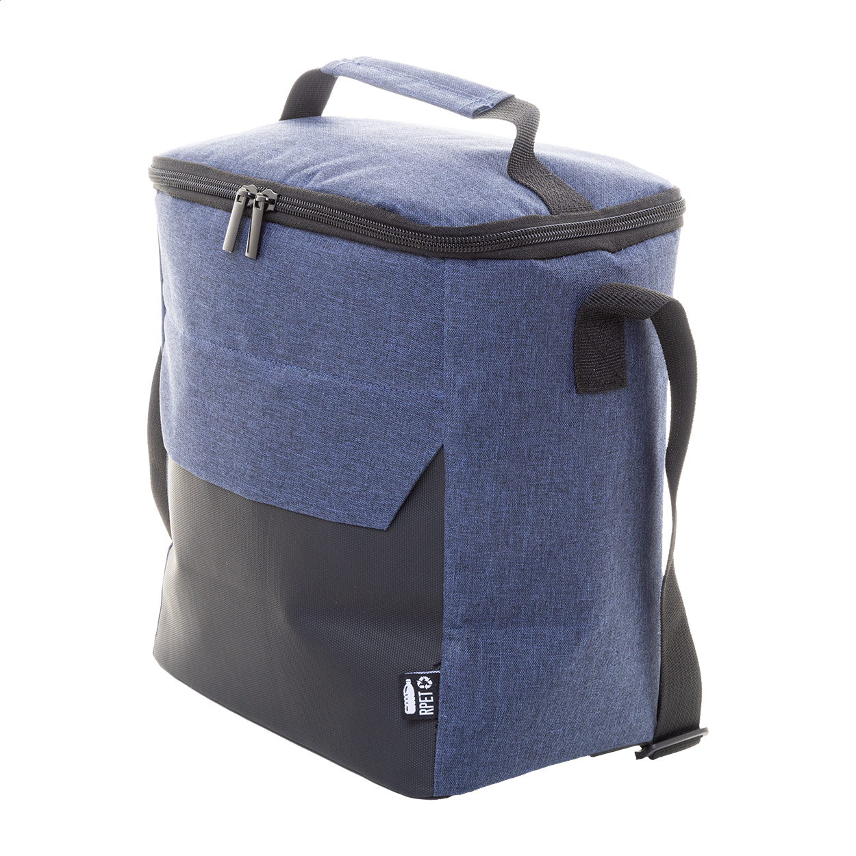 Blacol Kühltasche aus 600D RPET mit Schultergurt und Ihrem Logo