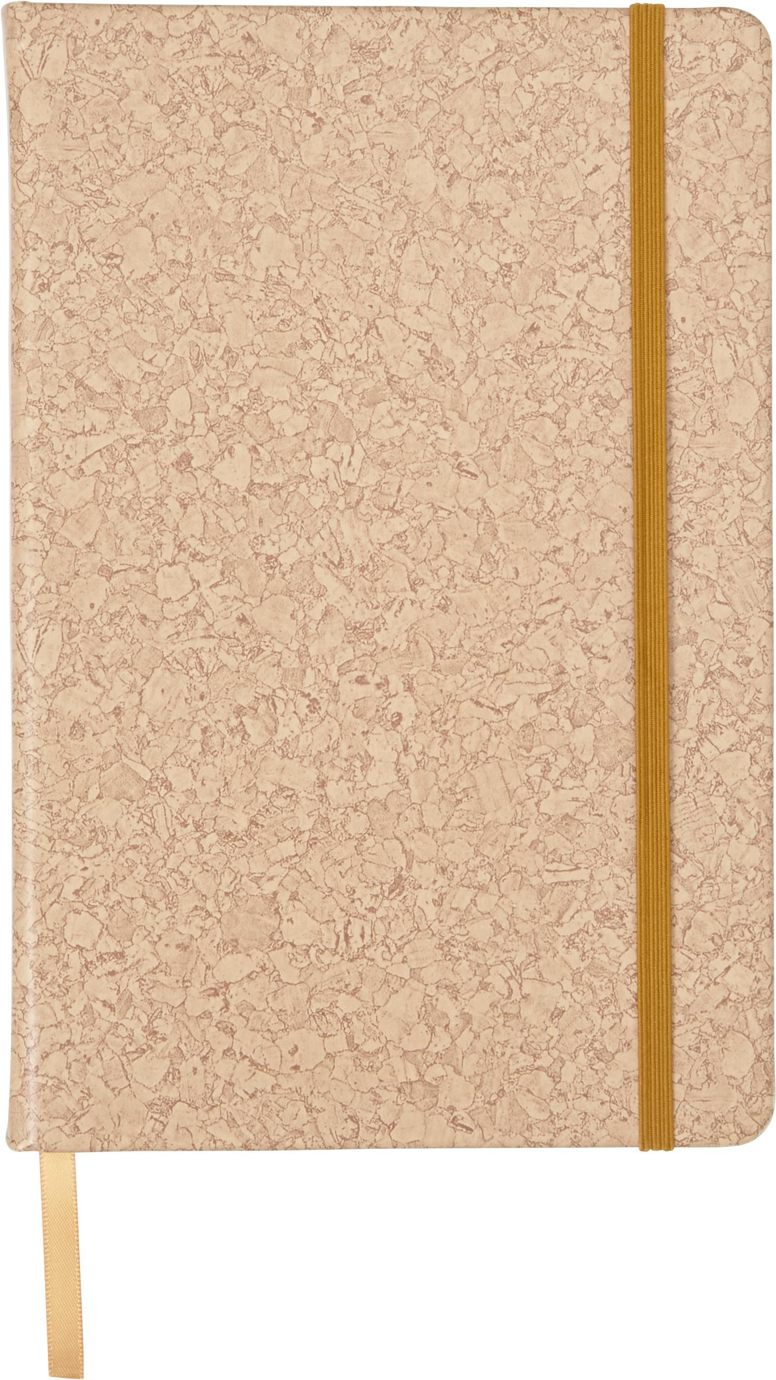 Kork-Notizbuch Violett - Langelsheim bedrucken mit Logo